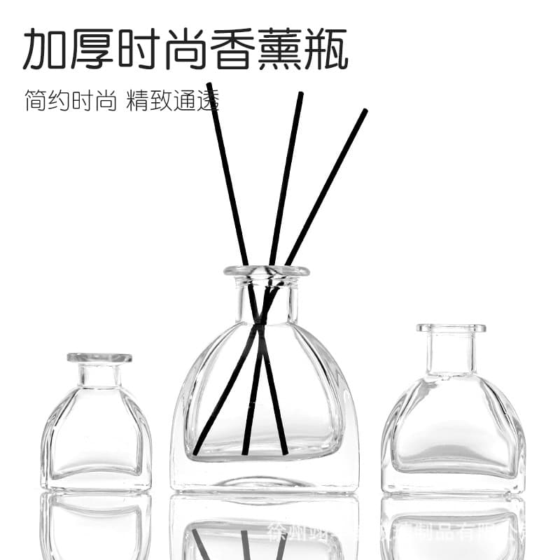 European-Style Aroma Bottle Empty Square Mongolian Yurt Glass Bottle 50ml 100ml Perfume Bottle No Train Car Aromatherapy Bottle