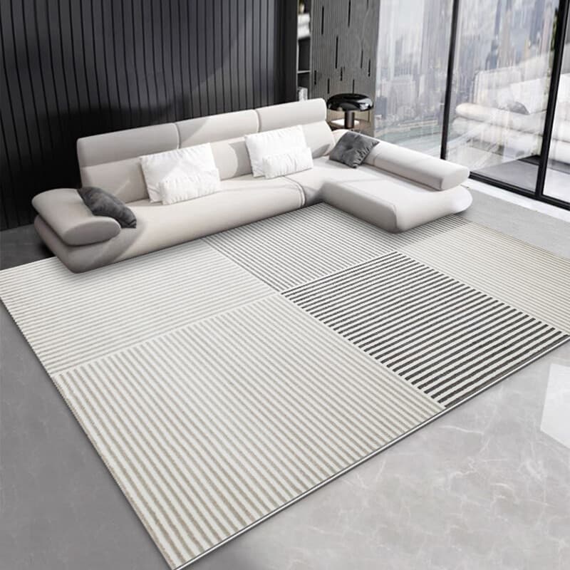 Italian minimalist carpet living room modern minimalist carpet bedroom light luxury black gray Nordic ins house style