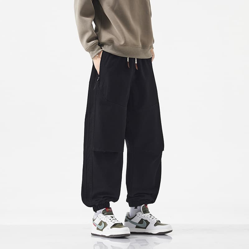 JYF-M8810 Washed Casual Men's Pants Summer New Arrival Thin Loose American High-Street Drape Tapered Cargo Pants