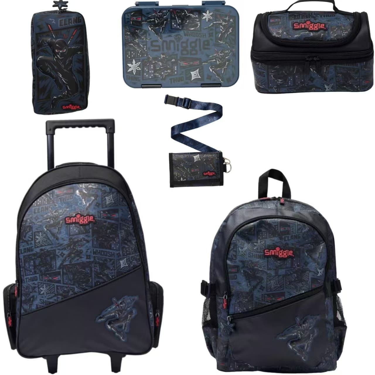 Australian smiggle schoolbags, primary school students' burden-reducing backpacks, children's casual bags, Pink Butterfly's Appointment Set Series