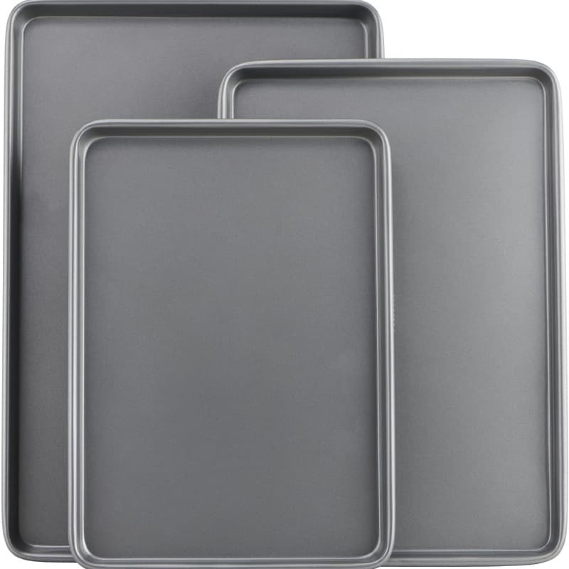 Daily non-stick baking pan set baking pastry pan small large pan carbon steel structure biscuit baking pan set