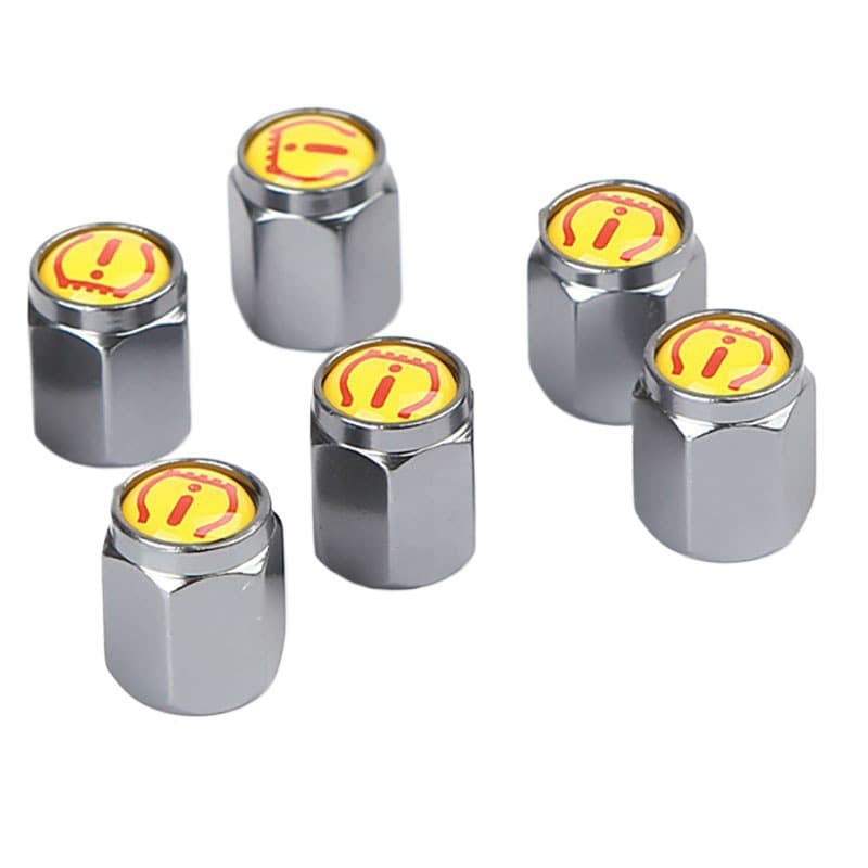 Tire pressure mark valve cap TPMS valve cover dust cap American universal tire pressure alarm logo