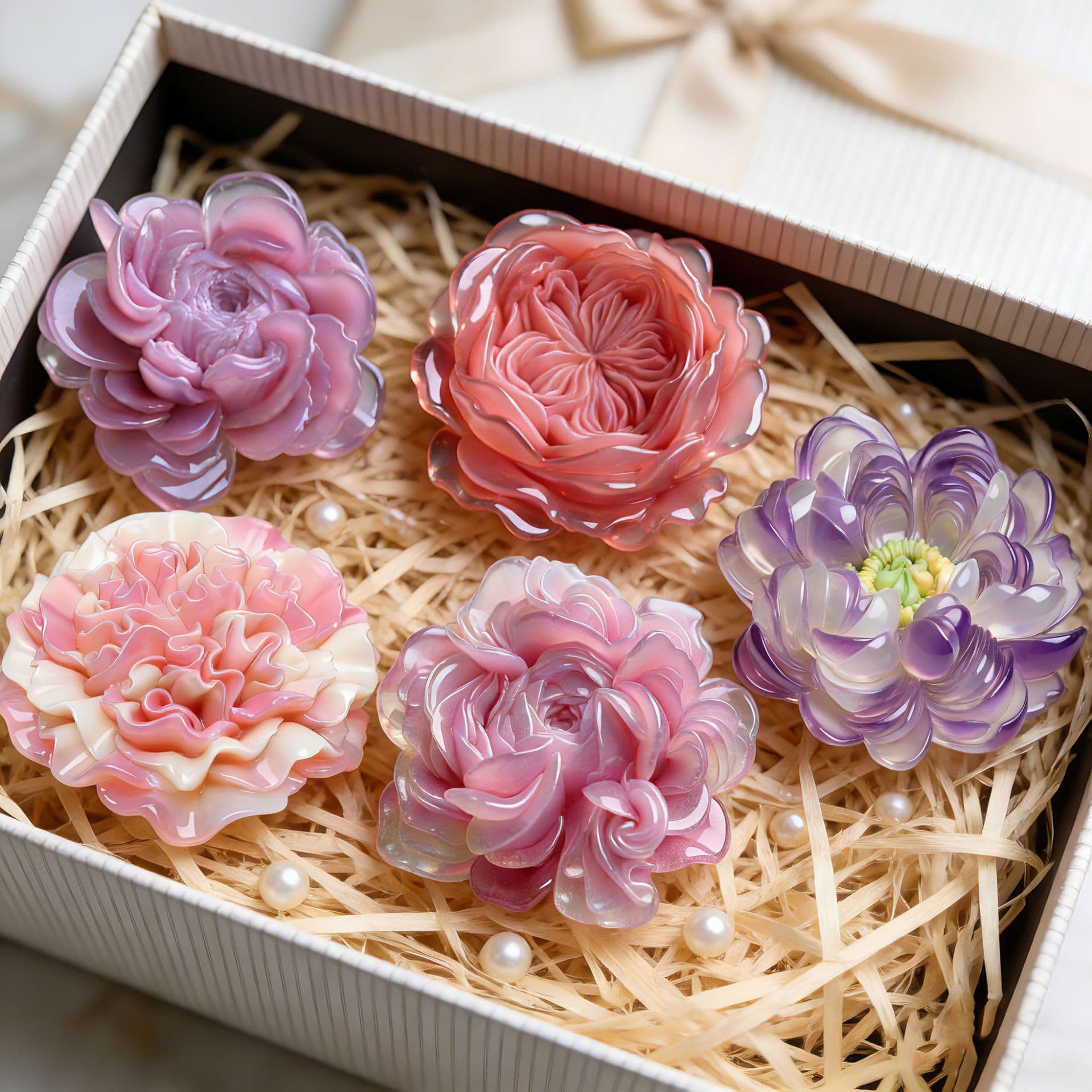 Sanxin Simulation Flower Silicone Mold Mousse Cake Decorating Mold DIY Flower Scented Candle Epoxy Resin Mold