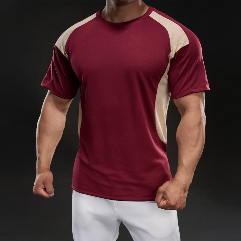 Summer Ice Silk Short Sleeve T-Shirt for Men 2026 Thin Casual Men's T-Shirt Breathable Cross-Border Sports Quick-Dry T-Shirt Men's