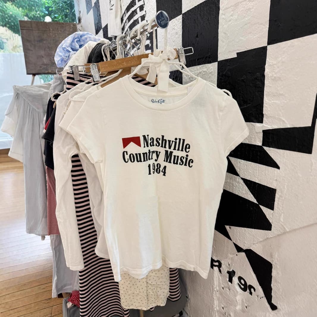 BM Style Ouyang Nana Celebrity Same Letter Short Sleeve T-Shirt Women Summer BM American Hot Girl Style Regular Shoulder Top