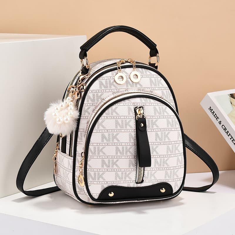 Women's Bag PU 2026 New Backpack Soft Leather One-Shoulder Crossbody Bag Versatile Minimalist Backpack Handbag Women's Bag