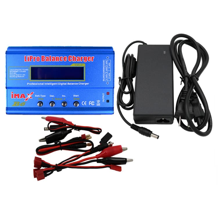 IMAX B6 LiPo Battery Balance Charger for RC Cars NiMH Smart Balance Charger 80W High Power with Power Supply