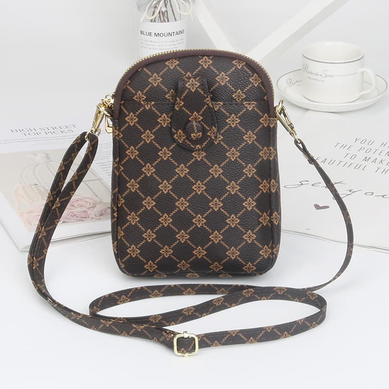 Women's Crossbody Floral Phone Bag, Wholesale Fashion Casual Crossbody Shoulder Bag, Women's Small Square Bag