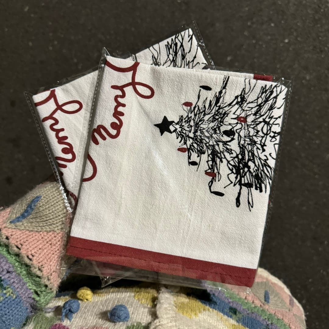 Instagram-style Christmas-themed backdrop, Korean-style tablecloth, placemat, tablecloth, tablecloth for photoshoot, red pure cotton home decor.