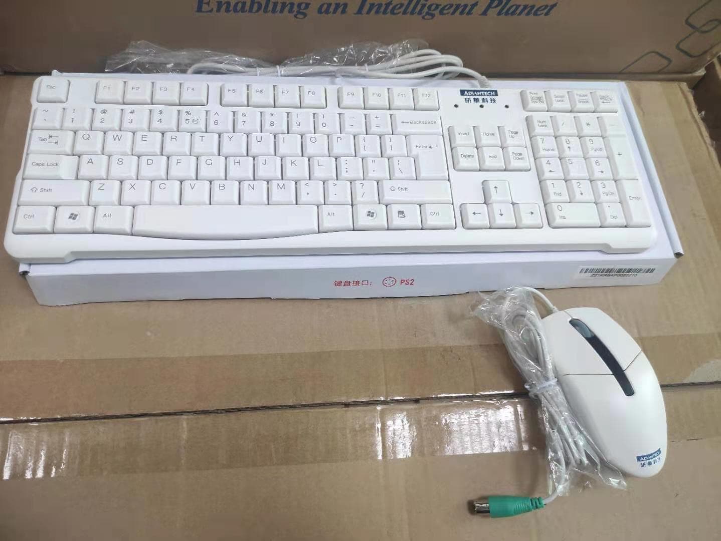 Advantech Original Keyboard and Mouse, Paired with Industrial PC, Smooth Touch