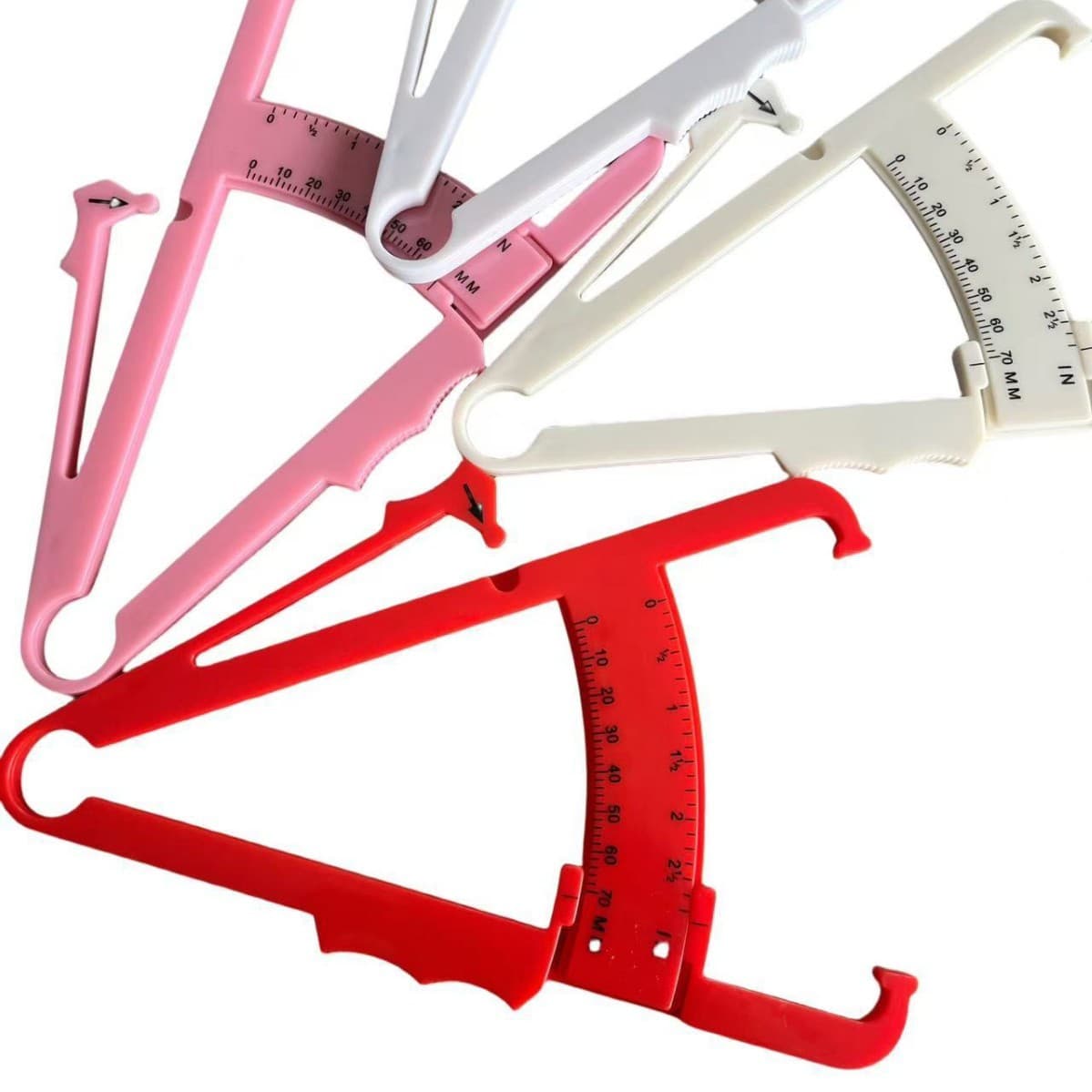 Fat clamps, dual-scale fat calipers, fat measuring instrument, skinfold caliper