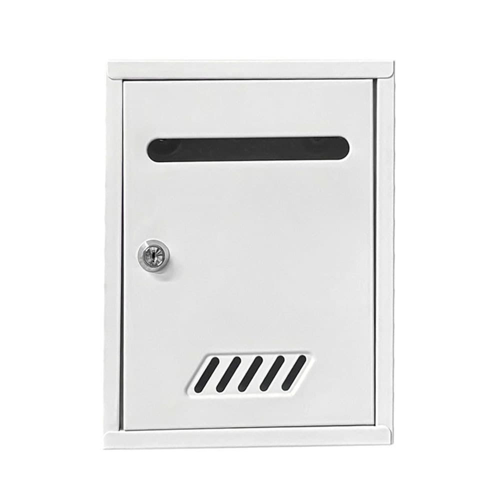 Metal mailbox cross-border outdoor mailbox wall-mounted mailbox retro locked mailbox European style outdoor rainproof mailbox
