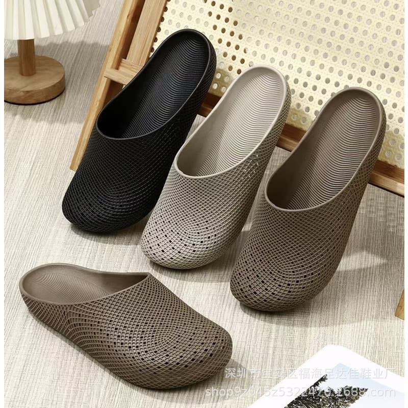 2026 Bestselling Slip-On Couple Shoes, Anti-Slip Fashionable Versatile Half-Toe Slippers for Men and Women, Factory Wholesale