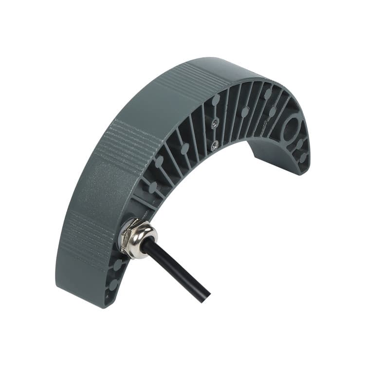 Factory Direct Outdoor Rainproof Ancient Building Tile Surface 3W Moon LED Curved Light Landscape Lighting LED Corrugated Tile Light
