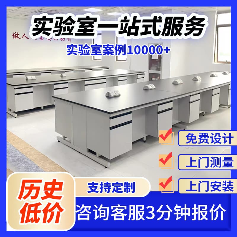 Laboratory Workbench All-Steel Operation Table Side Bench All-Steel Fume Hood Central Table Steel-Wood Test Bench