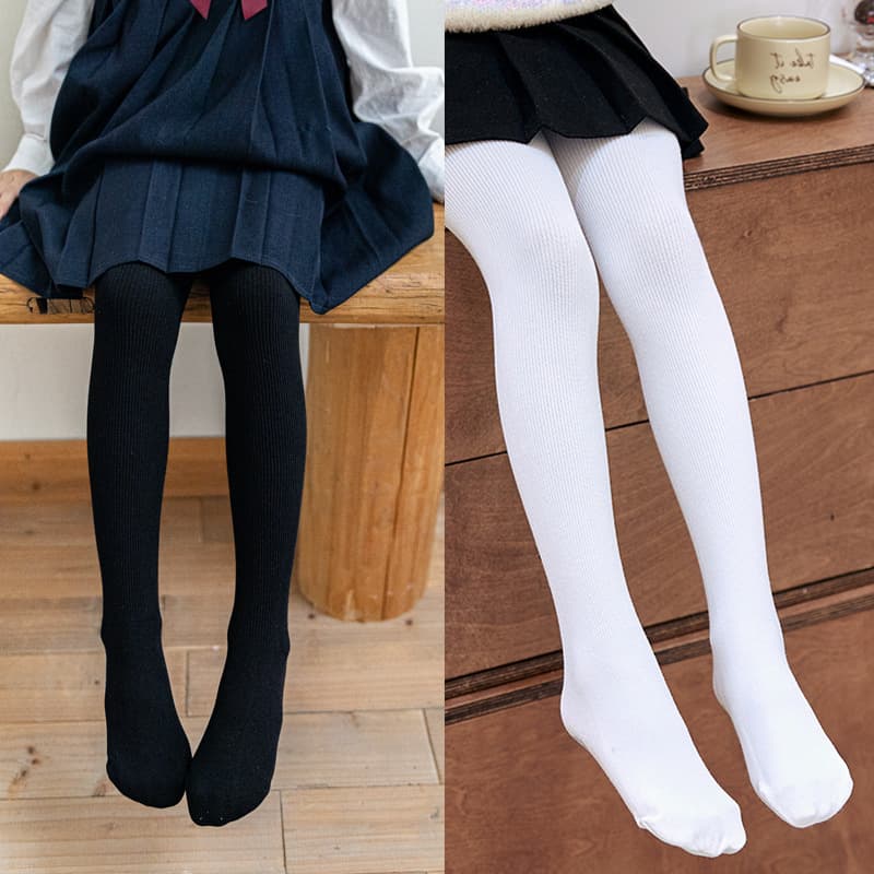 Girls' Tights for Autumn and Winter, Thin Fleece Lined Footed Leggings, Medium Thick Thermal Pantyhose for Baby Girls