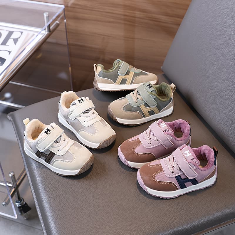 Baby Toddler Sports Shoes Autumn Winter New Style Soft Sole Casual Shoes for Boys and Girls Infant Walking Shoes