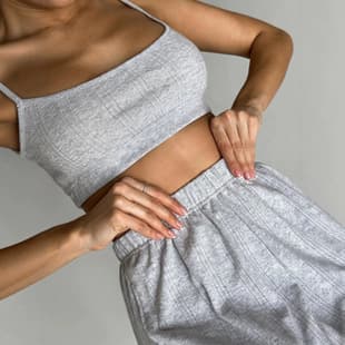 New Cross-Border Women's Loungewear Set, Solid Color Casual Long Pants and Camisole Two-Piece Set, Women's Pajama Set