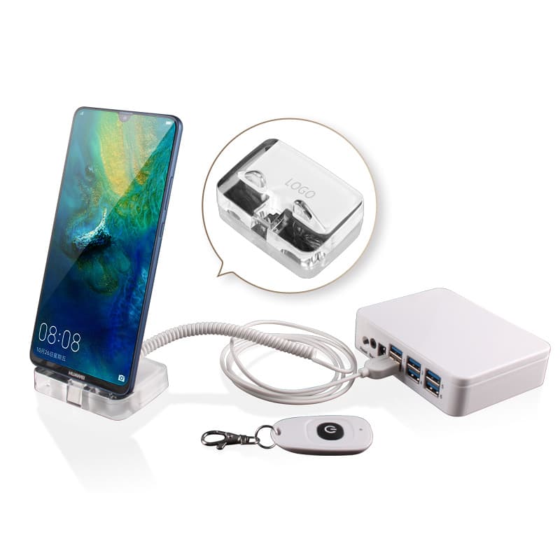 Phone Anti-Theft Device 3.5 Multi-Channel Charging Alarm Display Stand for Huawei Phone Charging Pickup Experience Anti-Theft Base
