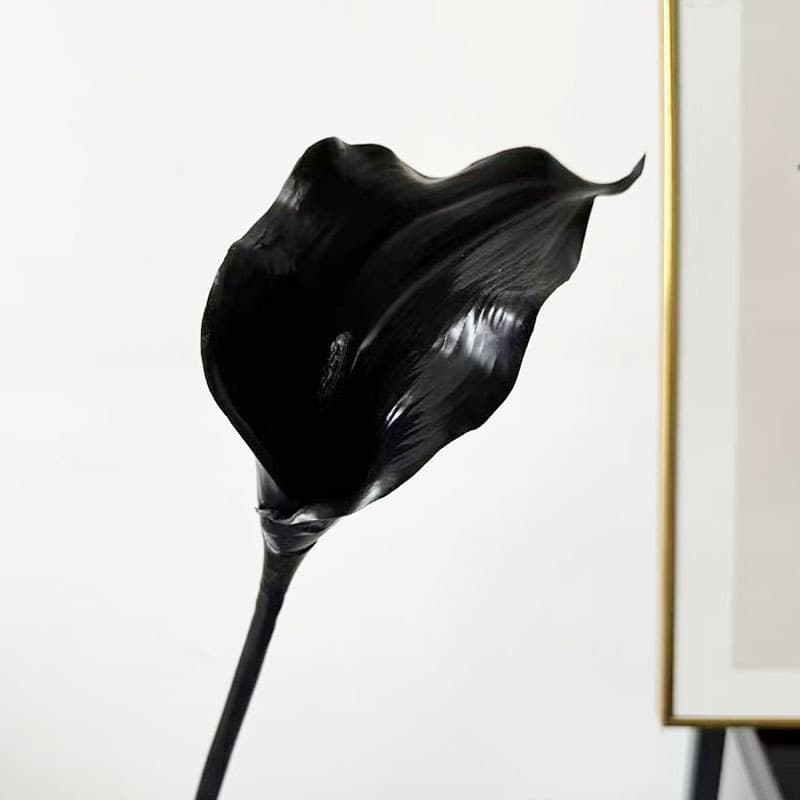 Black Artificial Flower Wedding Hall Flower Row Decoration Fake Flowers Manufacturer Wholesale Hotel Wedding Floral Materials Black Artificial Flowers