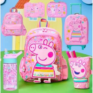 Australian Smiggle Backpack with Trolley for Primary School Students Kindergarten Baby Storage Backpack Mini Small Double-Shoulder Bag