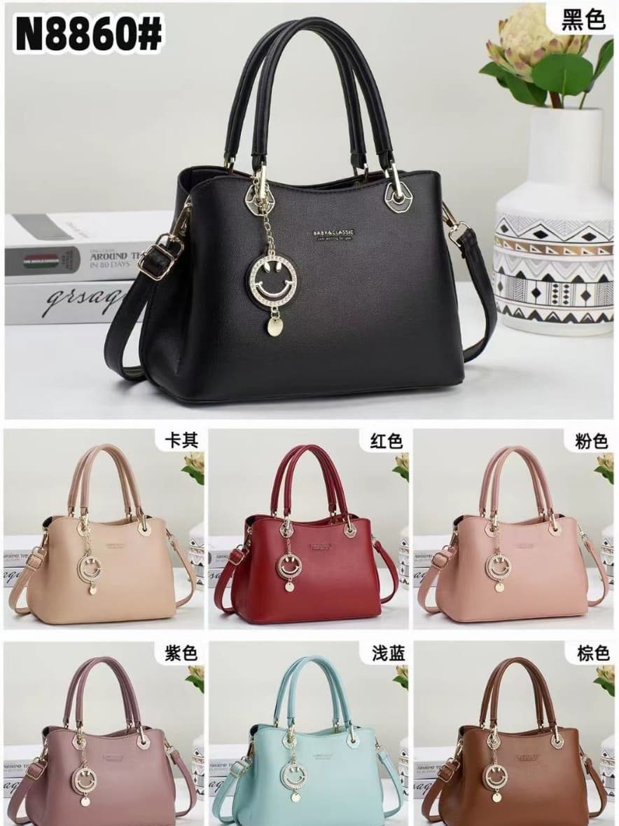 Premium Elegant Handbag 2023 New Luxury Style Solid Color Women's Bag, Large Capacity Shoulder Handbag for Commute