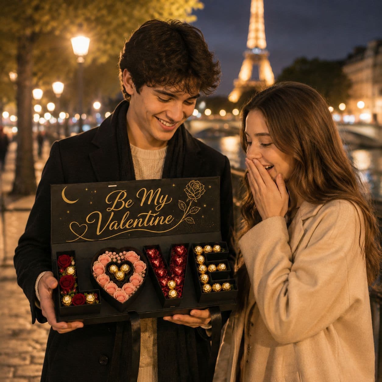 Cross-border new product Be My Valentine LOVE Gift Box Romantic Valentine's Day Gift Box