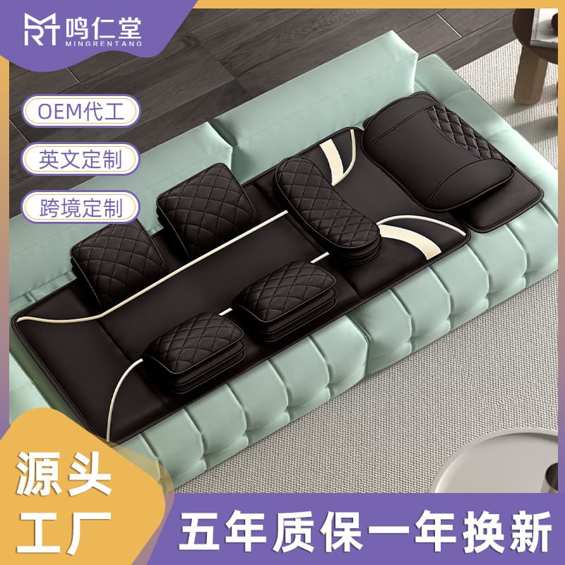 Massage mattress, dropshipping available, multi-functional home use, neck, back, and waist electric heating massage equipment/pillow