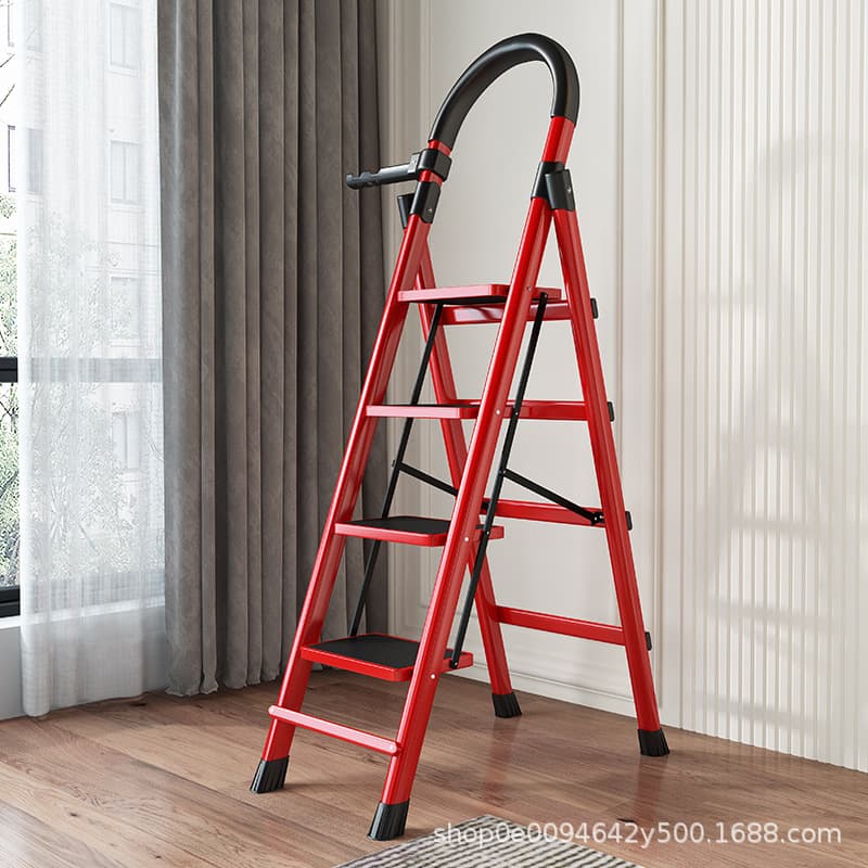 Gift Pedal Step Ladder Folding Ladder Three-Step Two-Step Activity Gift Ladder Household Ladder Reinforced A-Frame Ladder