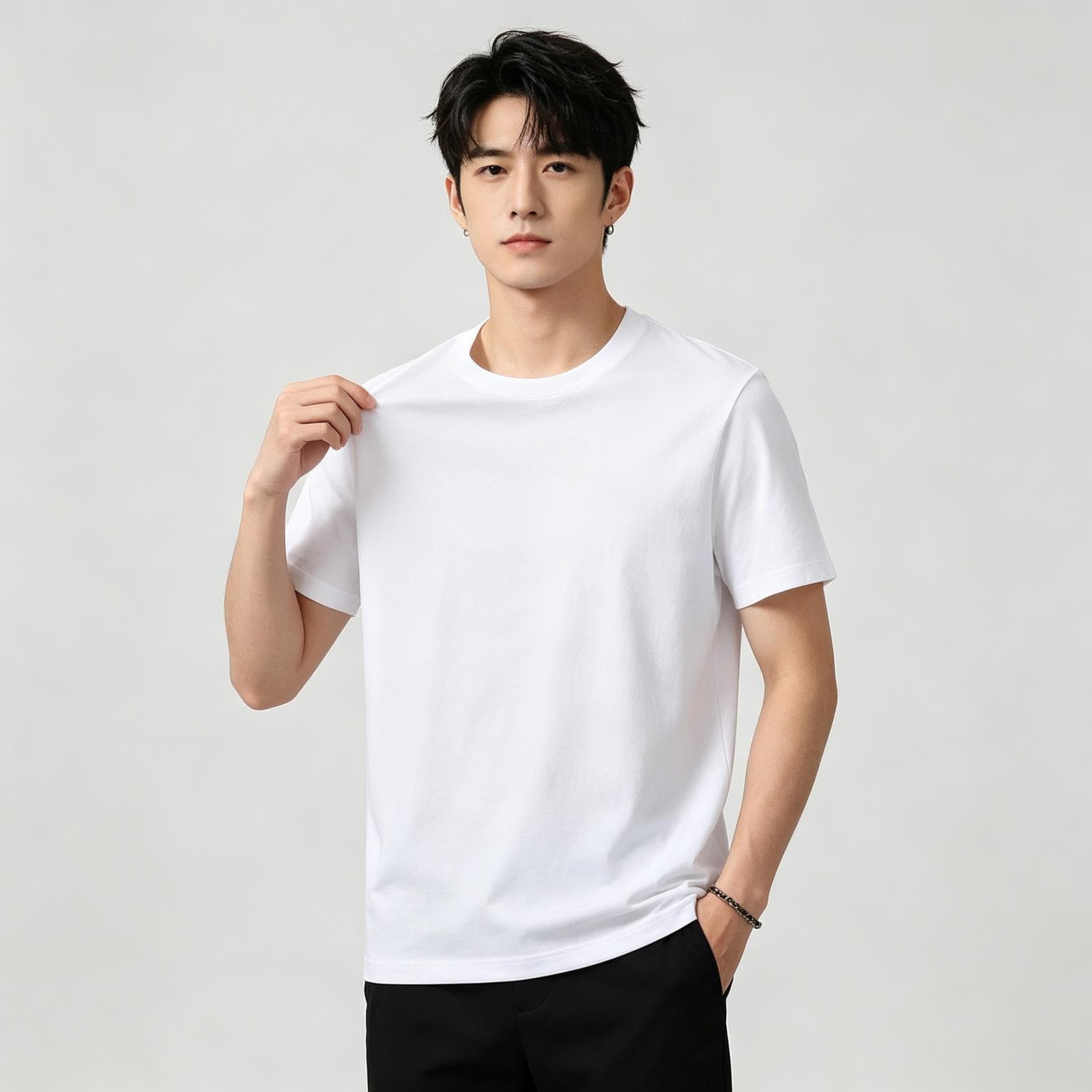 United Athle Japanese Cotton Short Sleeve T-Shirt for Men 5.6 oz High Quality Couple Undershirt T-Shirt 5001