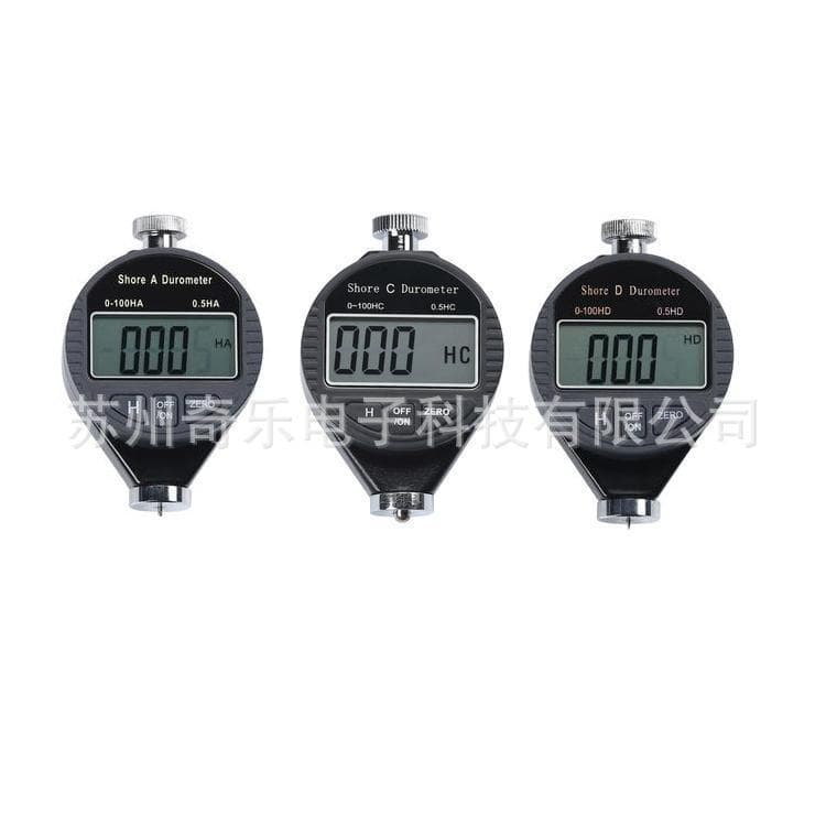 Digital Display Shore Hardness Tester Type A for Rubber, C for Foam, D for Hard Plastic, Rubber Hardness Scale