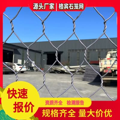 Wholesale Riverbank Lead Wire Bingo Cage River Management Hydraulic Bank Stabilization Cage Flood Control Slope Protection Reno Mattress Gabion Net Factory