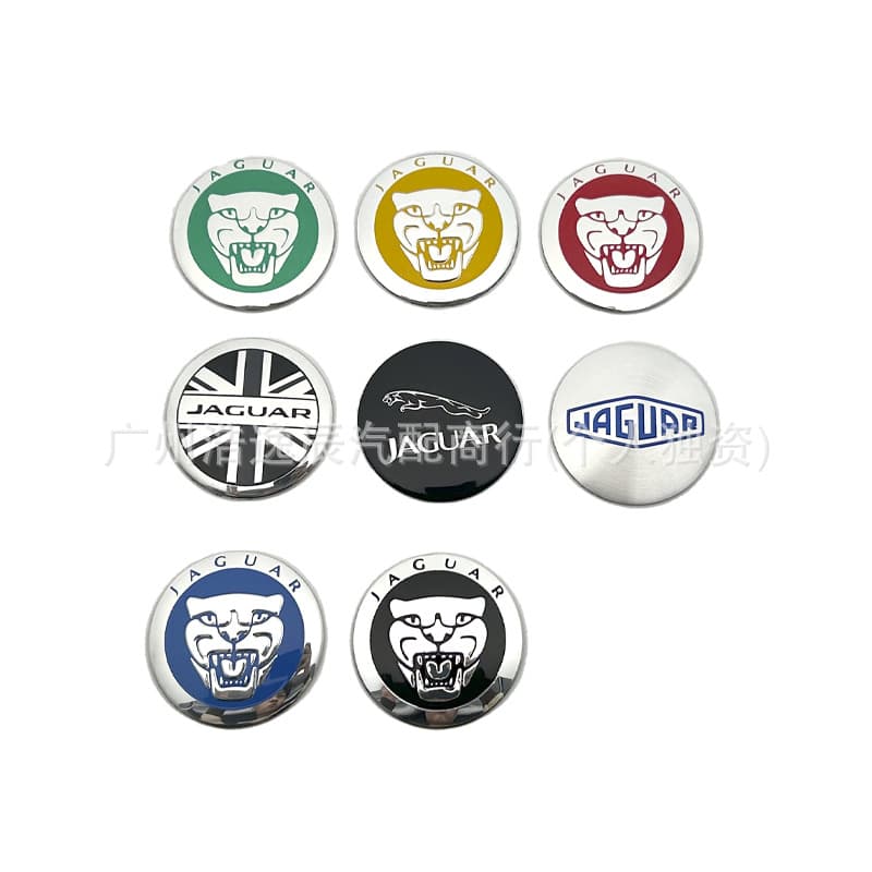 56Mm60Mm65Mm Suitable for Jaguar Hub Cap Labeling Modification Xj Xf Xk Hub Sticker Tire Center Logo