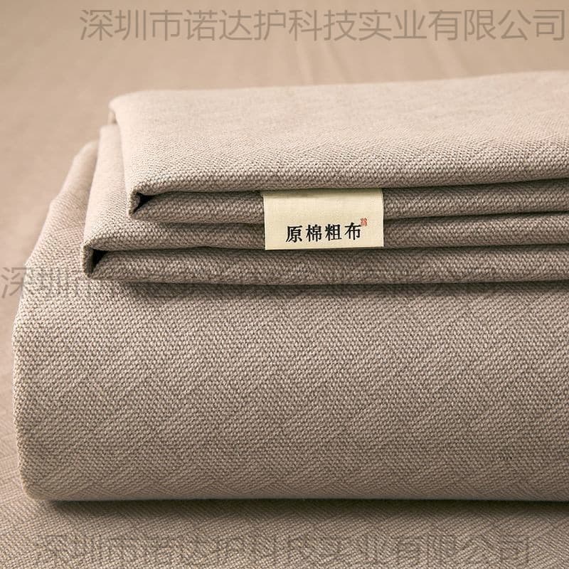 Super thick coarse cloth bed sheet single piece, all-cotton quilt cover, student dormitory linen summer mats, single/double three-piece set wholesale