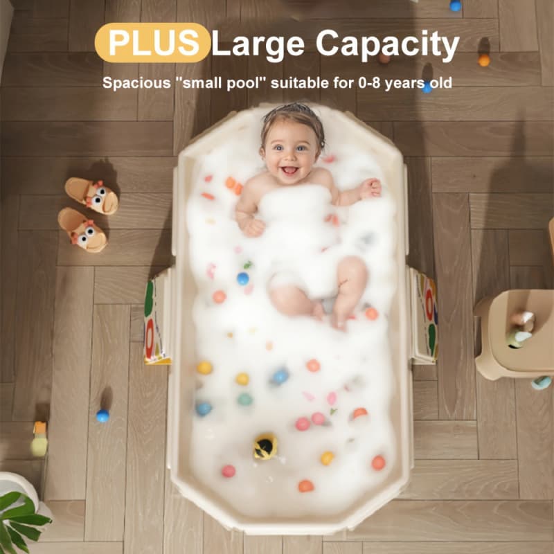 2026 New Cross-border Drop Shipping 1 Child Portable Foldable Bathtub Material Anti-slip Cross-border