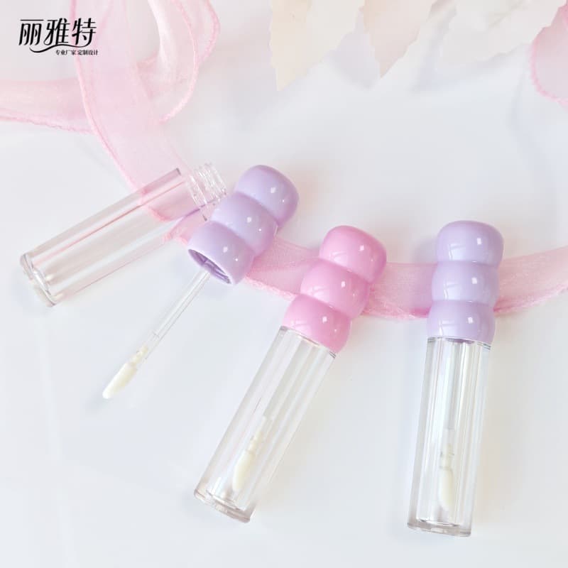3.5ml pink Korean popular lip gloss tube lip glaze bottle packaging liquid blush bottle foundation liquid eye cream tube