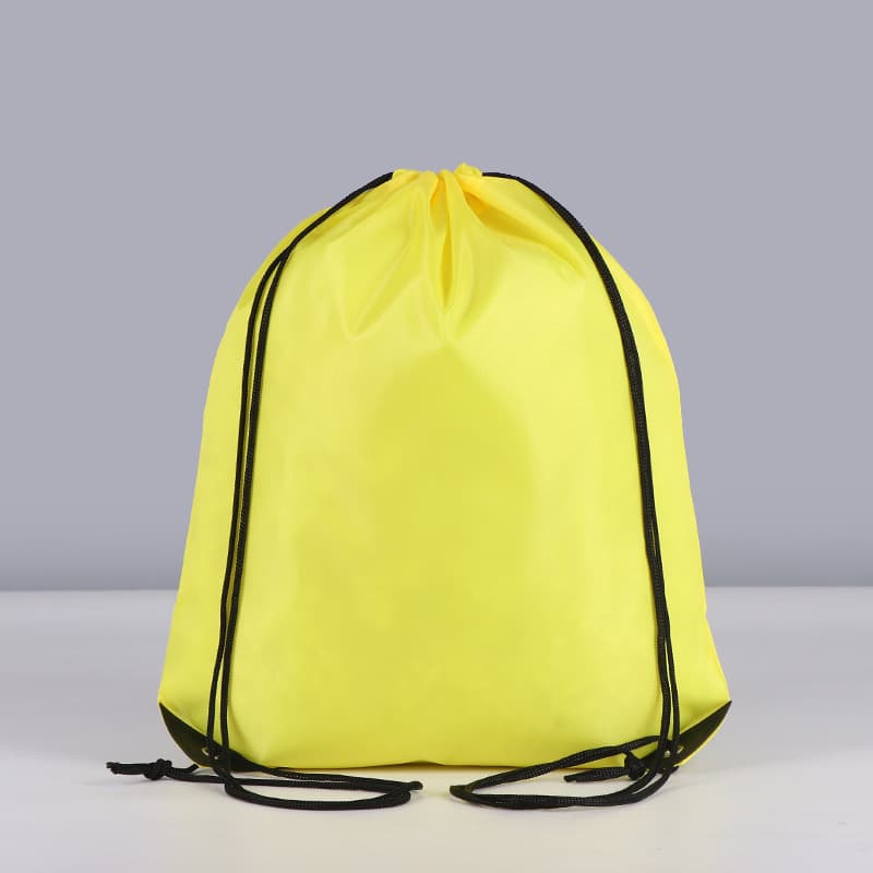 Polyester drawstring bag, Oxford dual-drawstring backpack wholesale, sports waterproof backpack, logo printing
