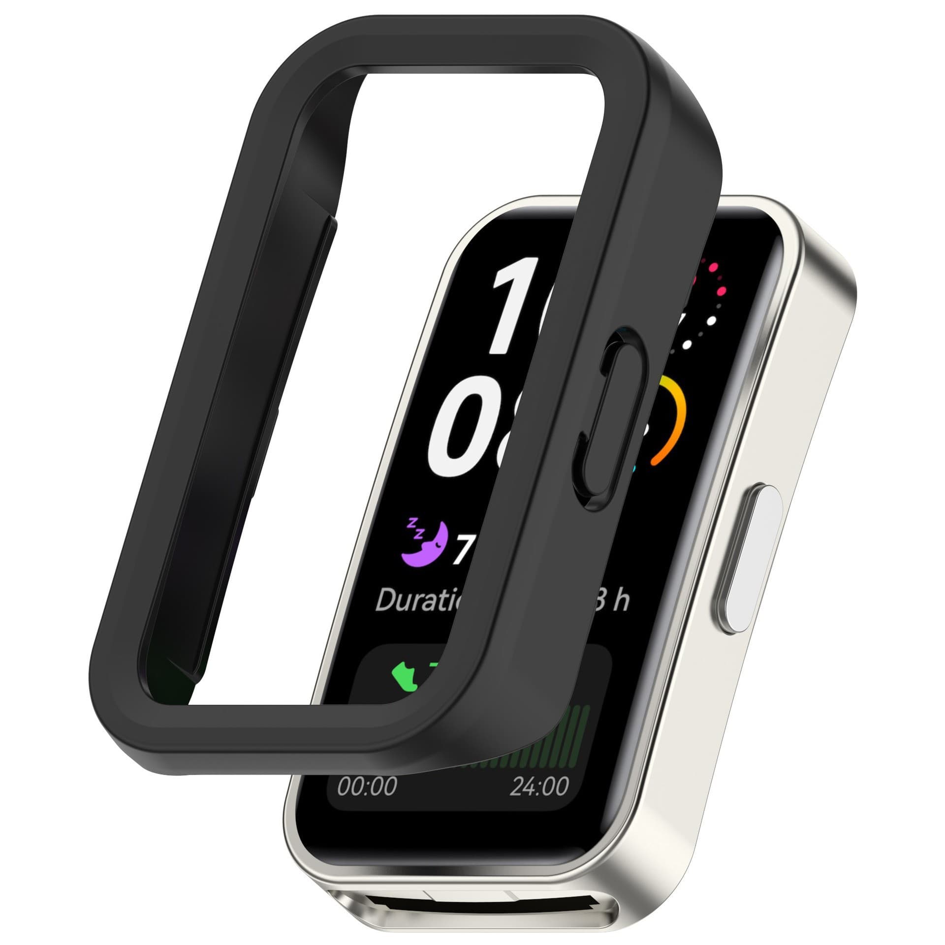 Compatible with Huawei Band 10 Case, Band 8 NFC Frosted Half-Pack Case, Band 9 Hollow-Out Watch Case, Hard PC Frame
