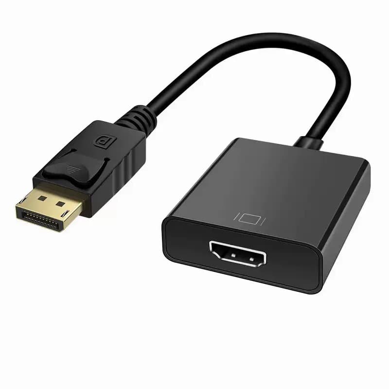 DP to HDMI Female DisplayPort to HDMI with Chip DP Male to HDMI Female HD Adapter