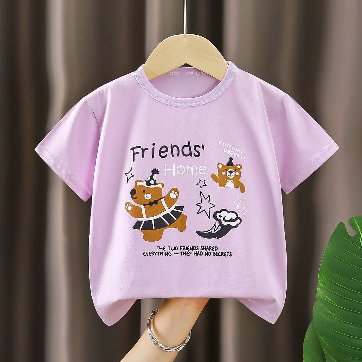2026 Summer New Children's Short Sleeve T-Shirt, Boys' Pure Cotton T-Shirt, Baby Cartoon Girls' Short Sleeve Top, Korean Style Top