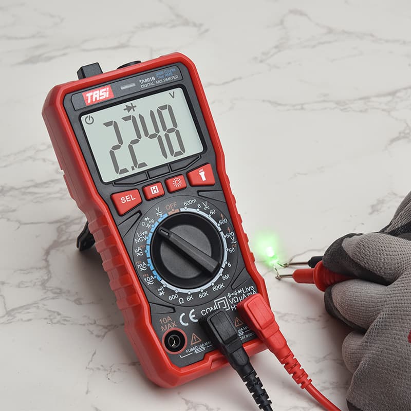 TA801B Digital Multimeter - High-Precision Fully Automatic Pocket Multifunctional Digital Ammeter/Multimeter