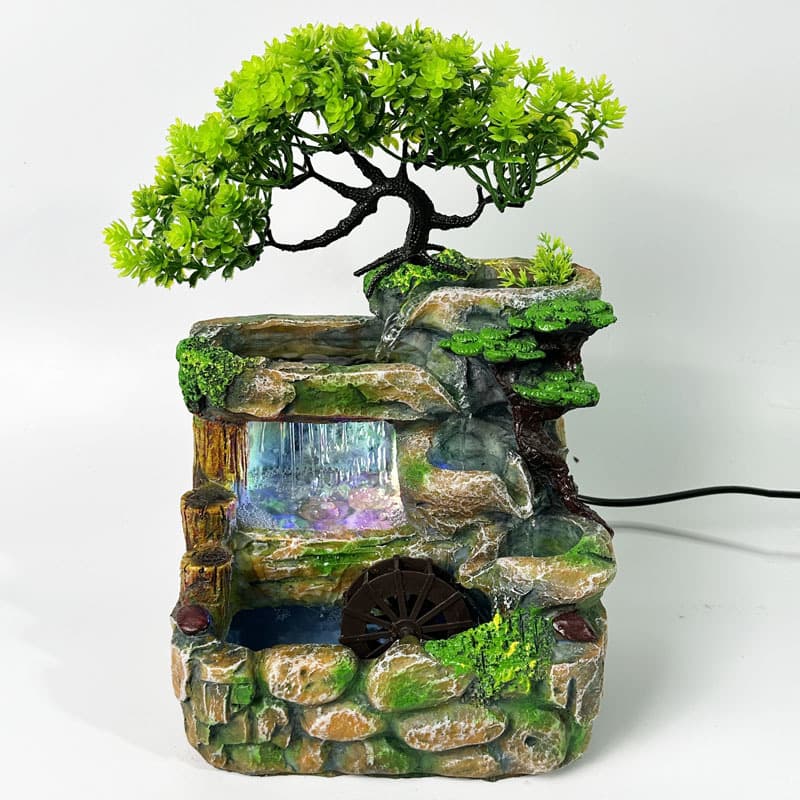 Home Decor Desktop Water Fountain Ornament Office Feng Shui Decor Desk Fountain Amazon 10893