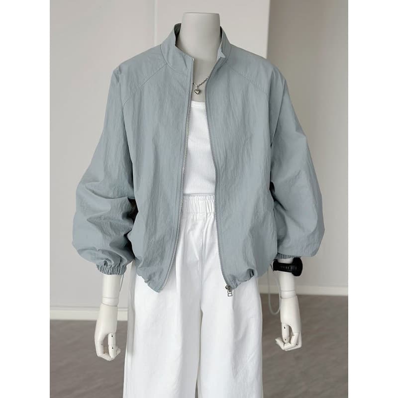 South Korea Sun-Protective Clothing Women's Thin Lightweight Jacket Casual Spring Summer Outdoor All-Match Sports Jacket for Women