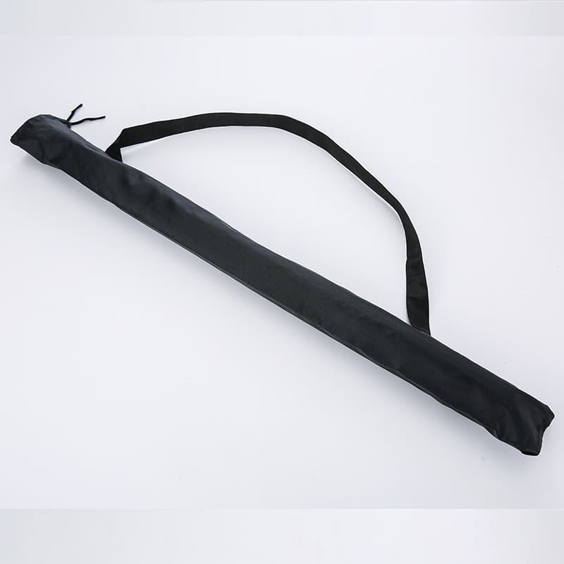 Black Storage Bag for Baseball Bats Jump Rope Arm Strengthener Double Staff Storage Bag Sports Equipment Organizer Backpack Style