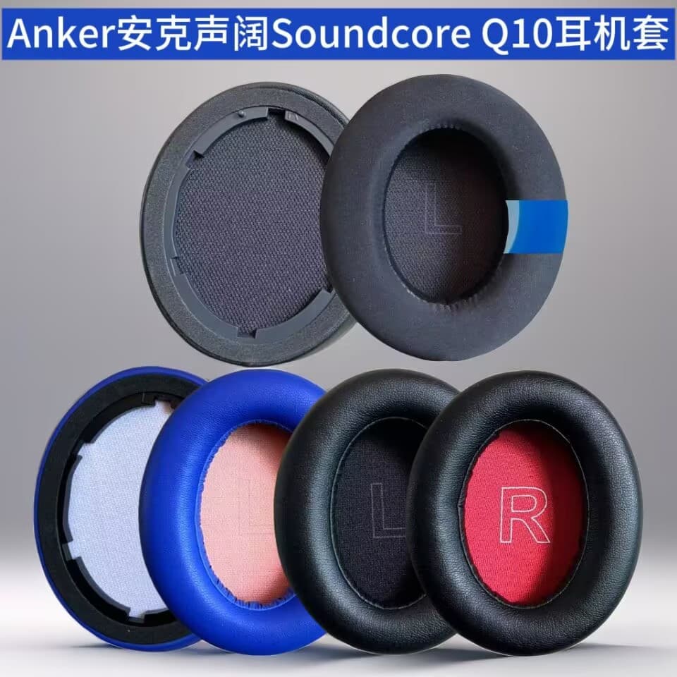 Earpads for Anker Soundcore Life Q10 Headphones, Over-Ear Sponge Cushions