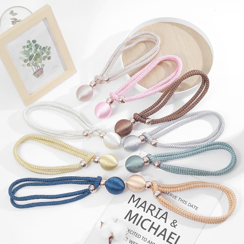 Creative punch-free new cross-border curtain buckle adjustable simple curtain strap binding rope manufacturer supply wholesale
