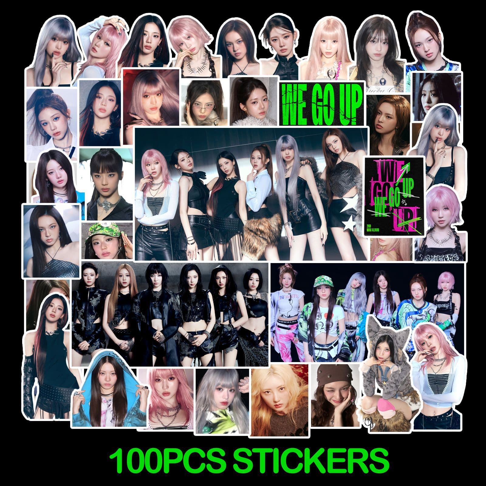 In Stock 100 BABYMONSTER Stickers WE GO UP Featuring AHYEON