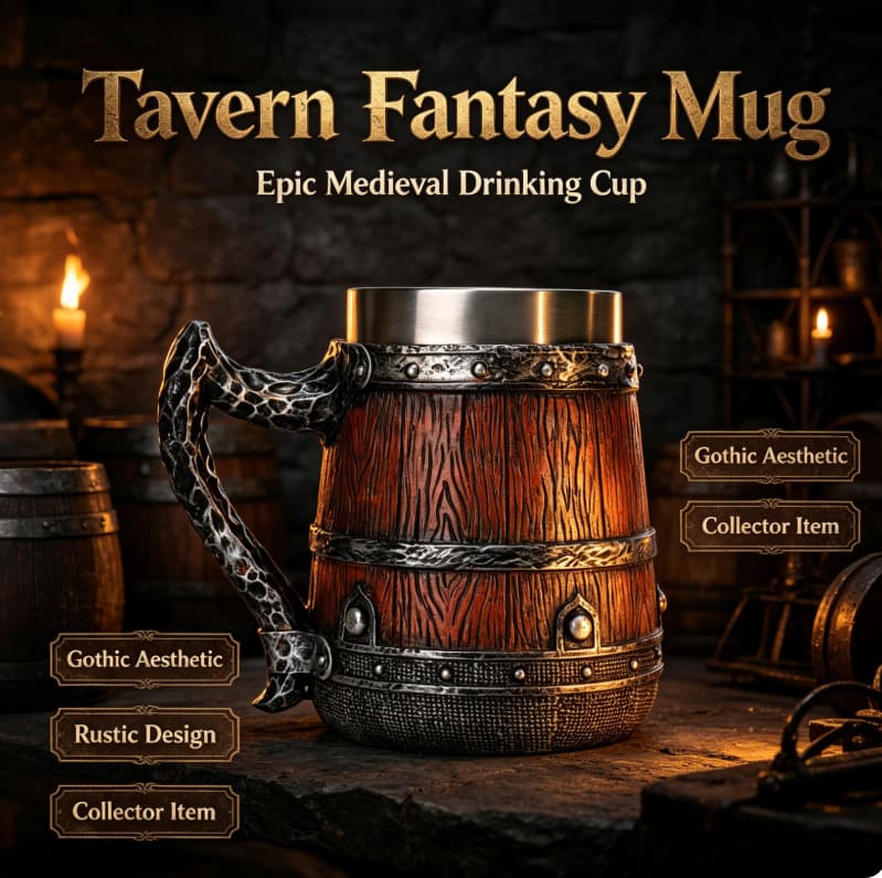 Retro Wooden Barrel Shaped Stainless Steel Mug Creative Bar Wine Cup Home Decoration Cup