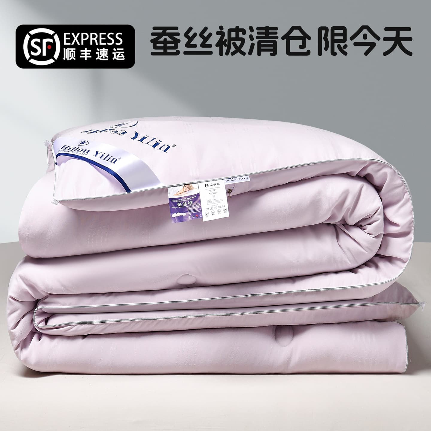 Export Genuine Silk Duvet, 100% Mulberry Silk Comforter, Air-Conditioning Double Spring/Autumn Quilt, Student Use Thick Winter Blanket