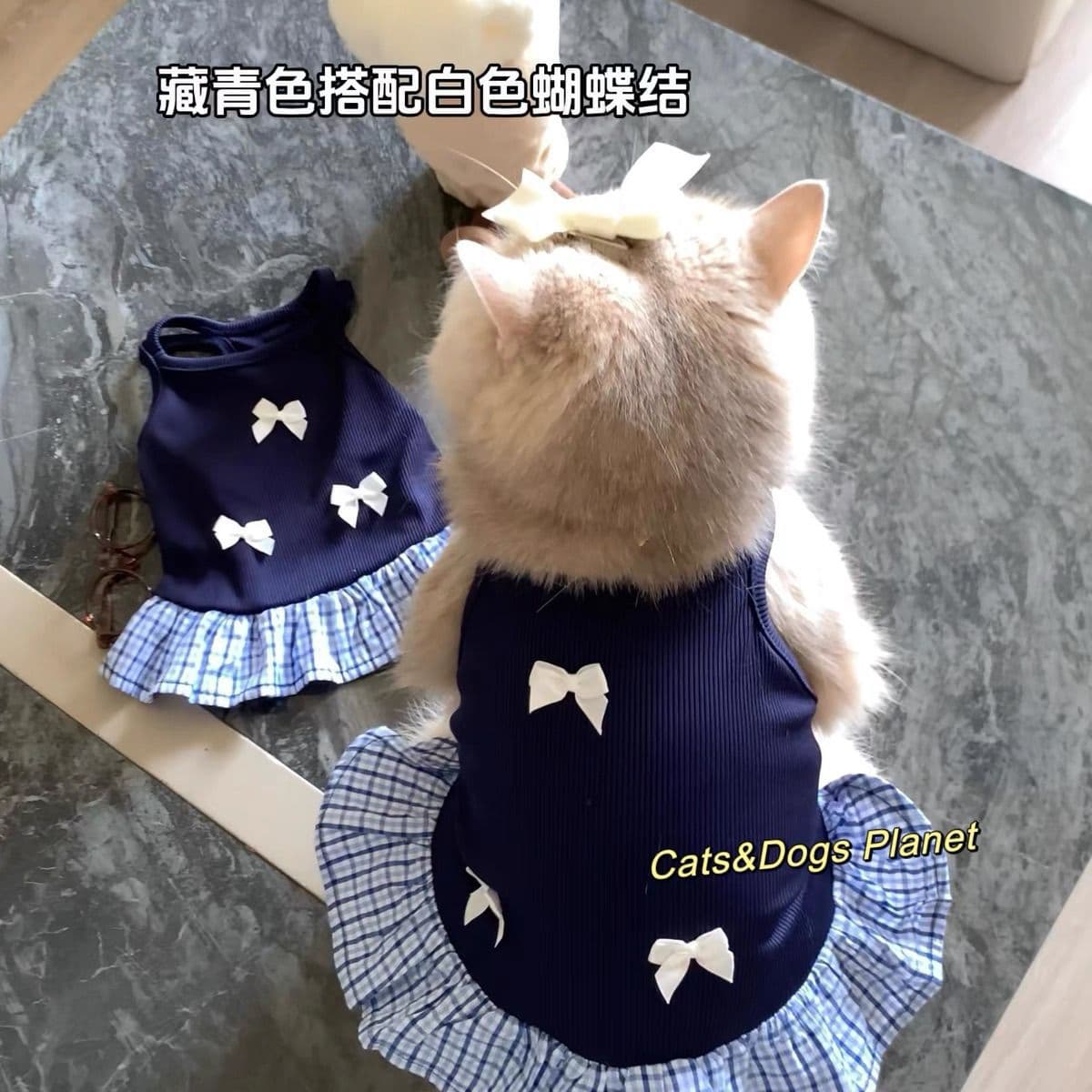 [618] Dog Clothes Spring/Summer Thin Style Drop Shipping Breathable Strap Anti-Shedding Vest Dress for Small Dogs
